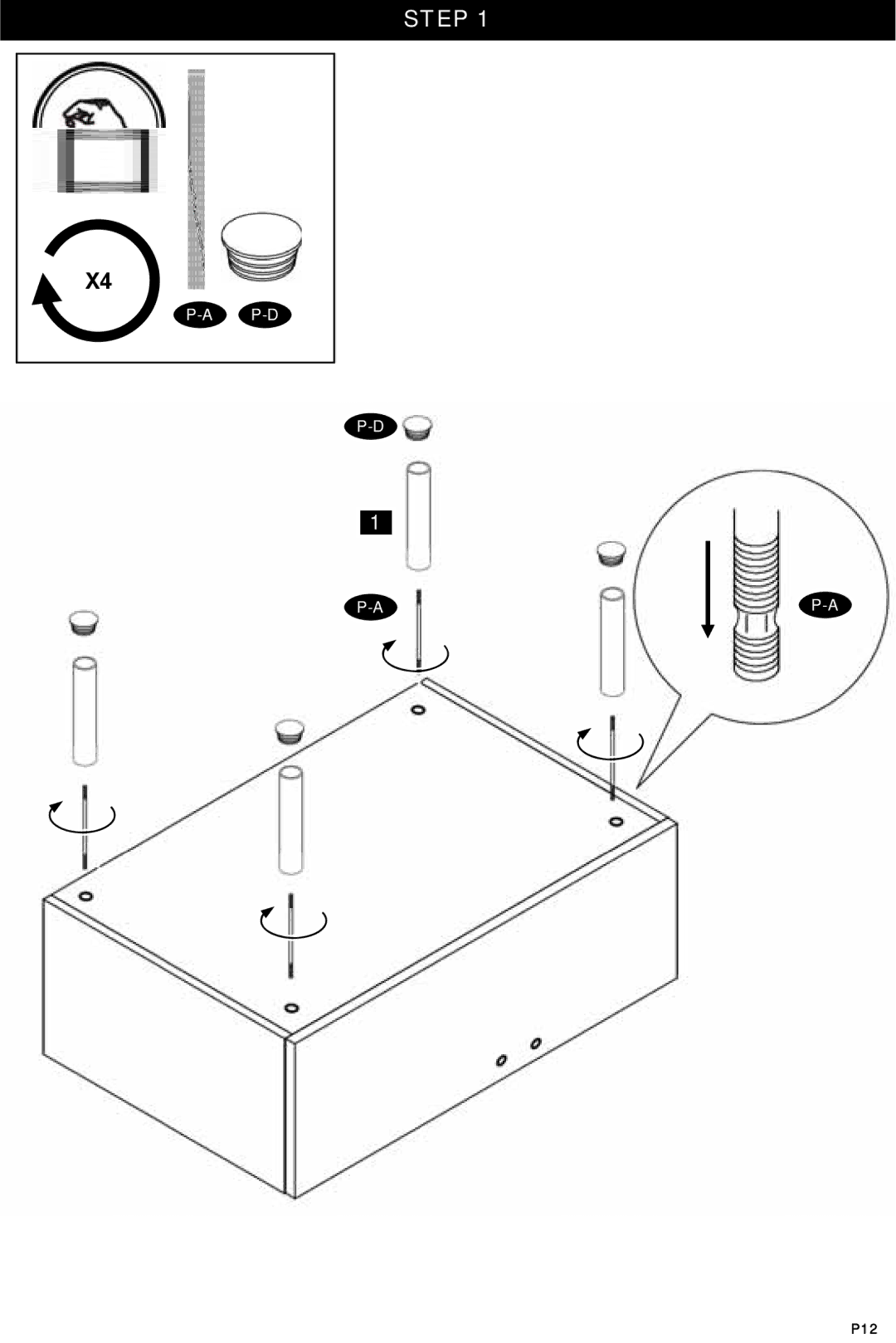 Omnimount LC31, 1004263 instruction manual Step 