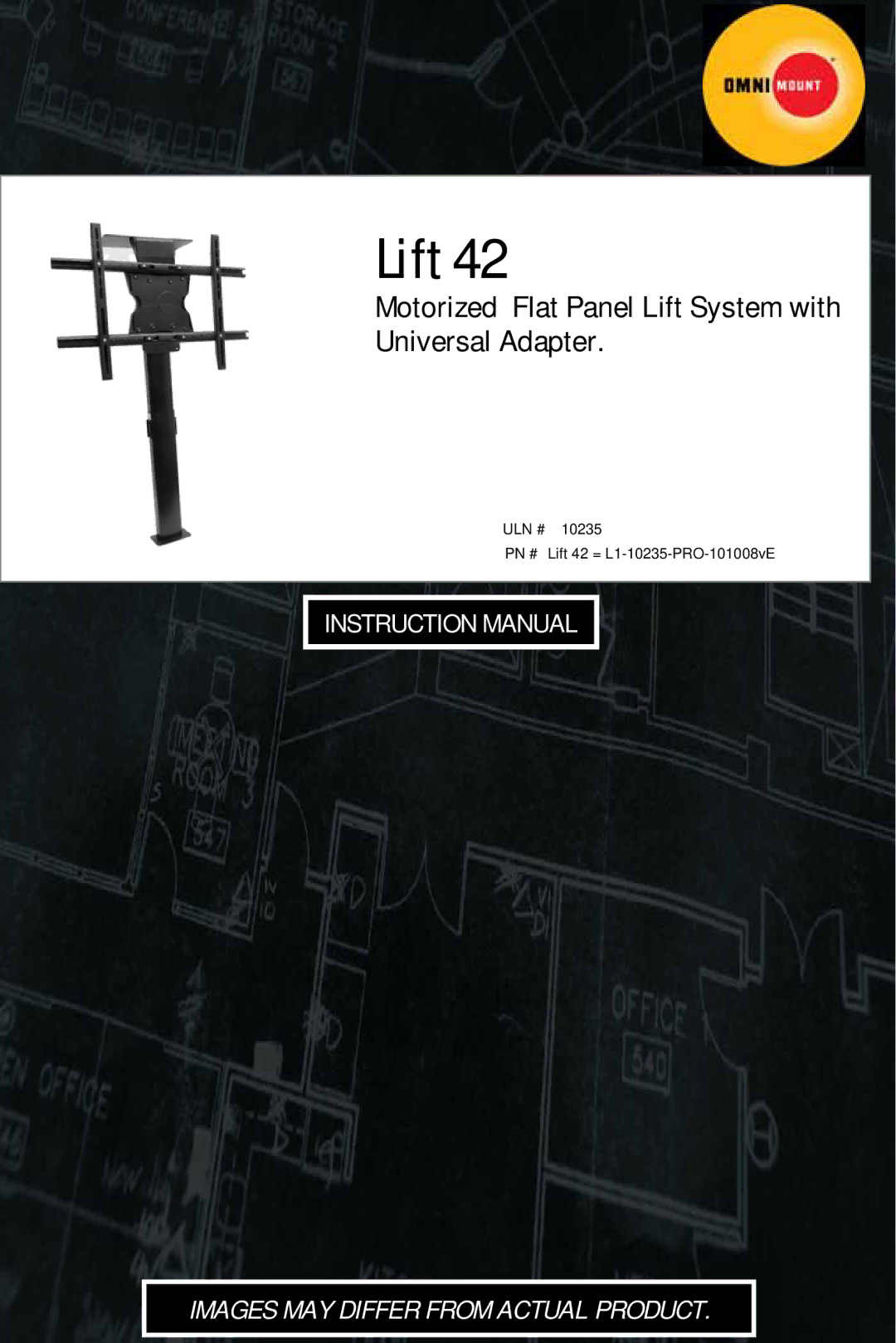 Omnimount Lift 42 manual 