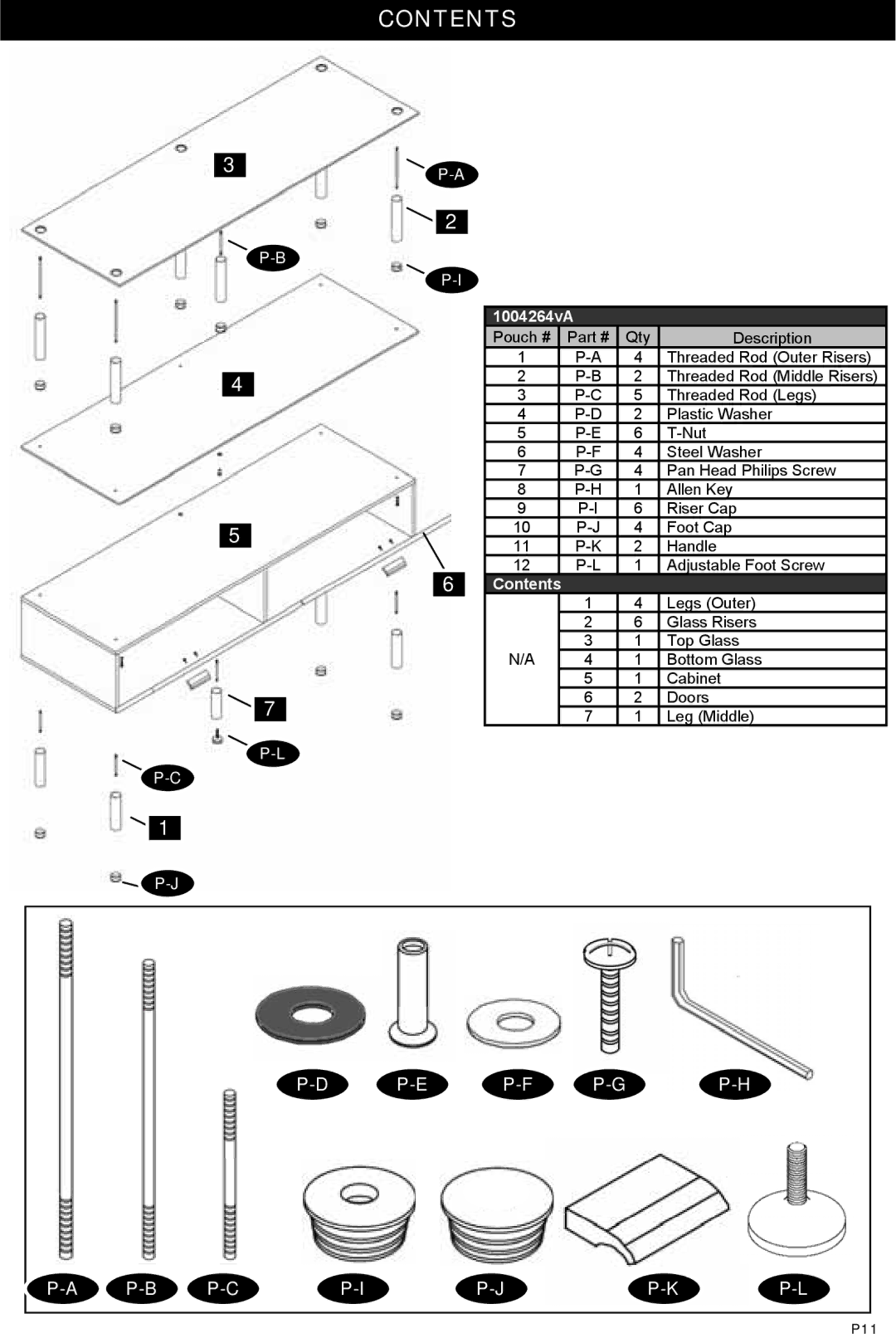 Omnimount 1004264, LINK LT63 instruction manual Contents 