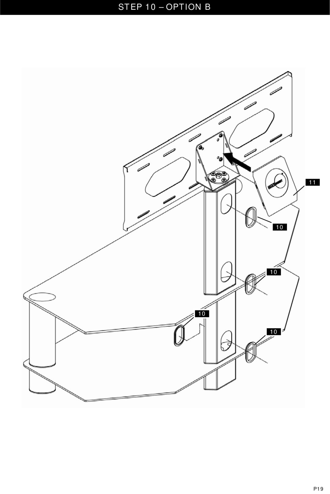 Omnimount Modena 47FP instruction manual P19 