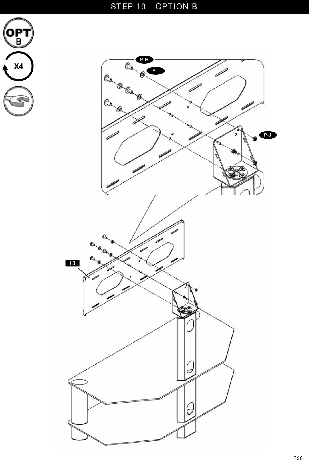 Omnimount Modena 55FP instruction manual P20 