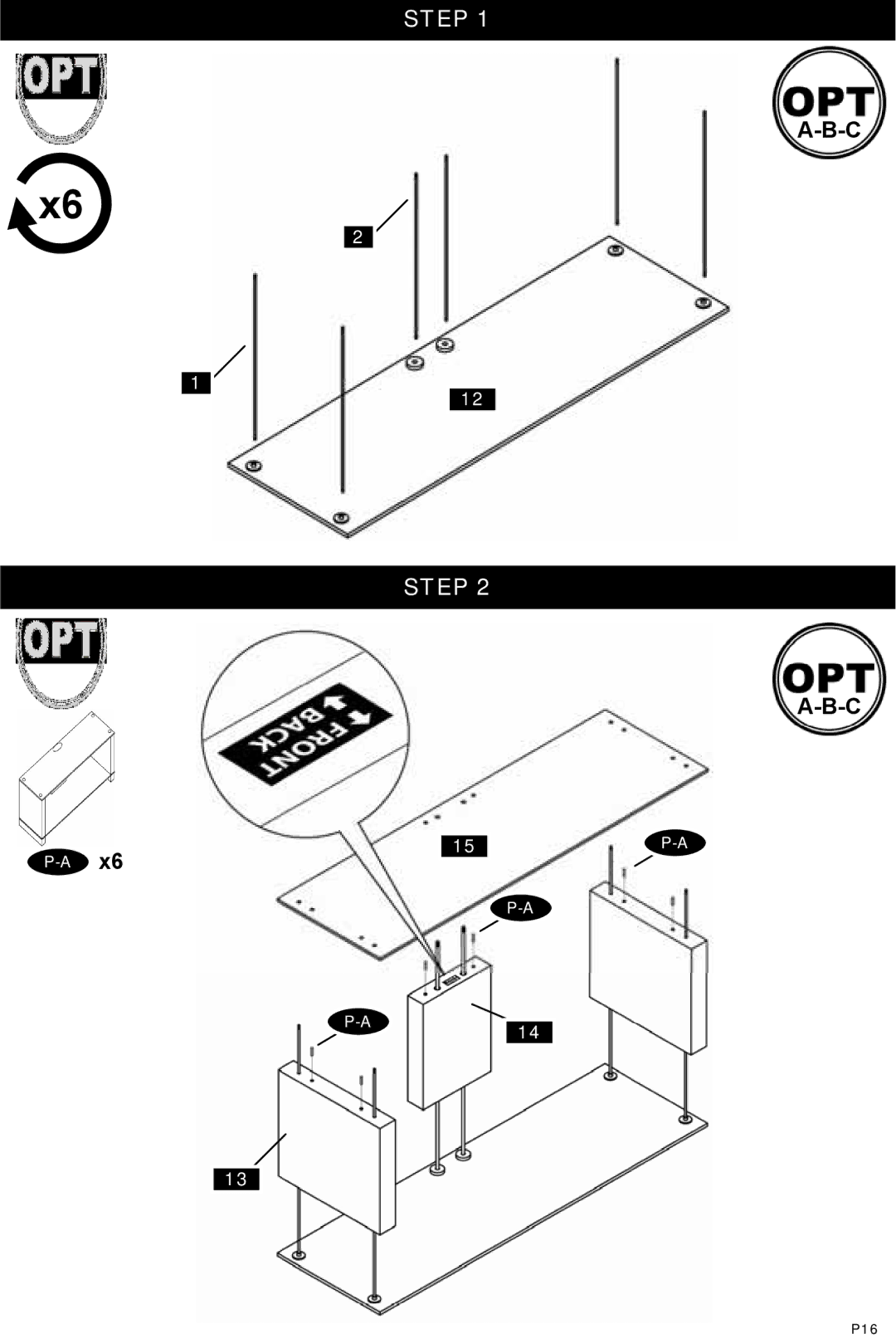 Omnimount MORELLO 50FP manual Step 