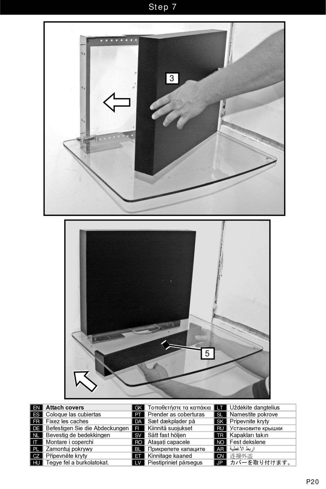 Omnimount MWF16 instruction manual P20 