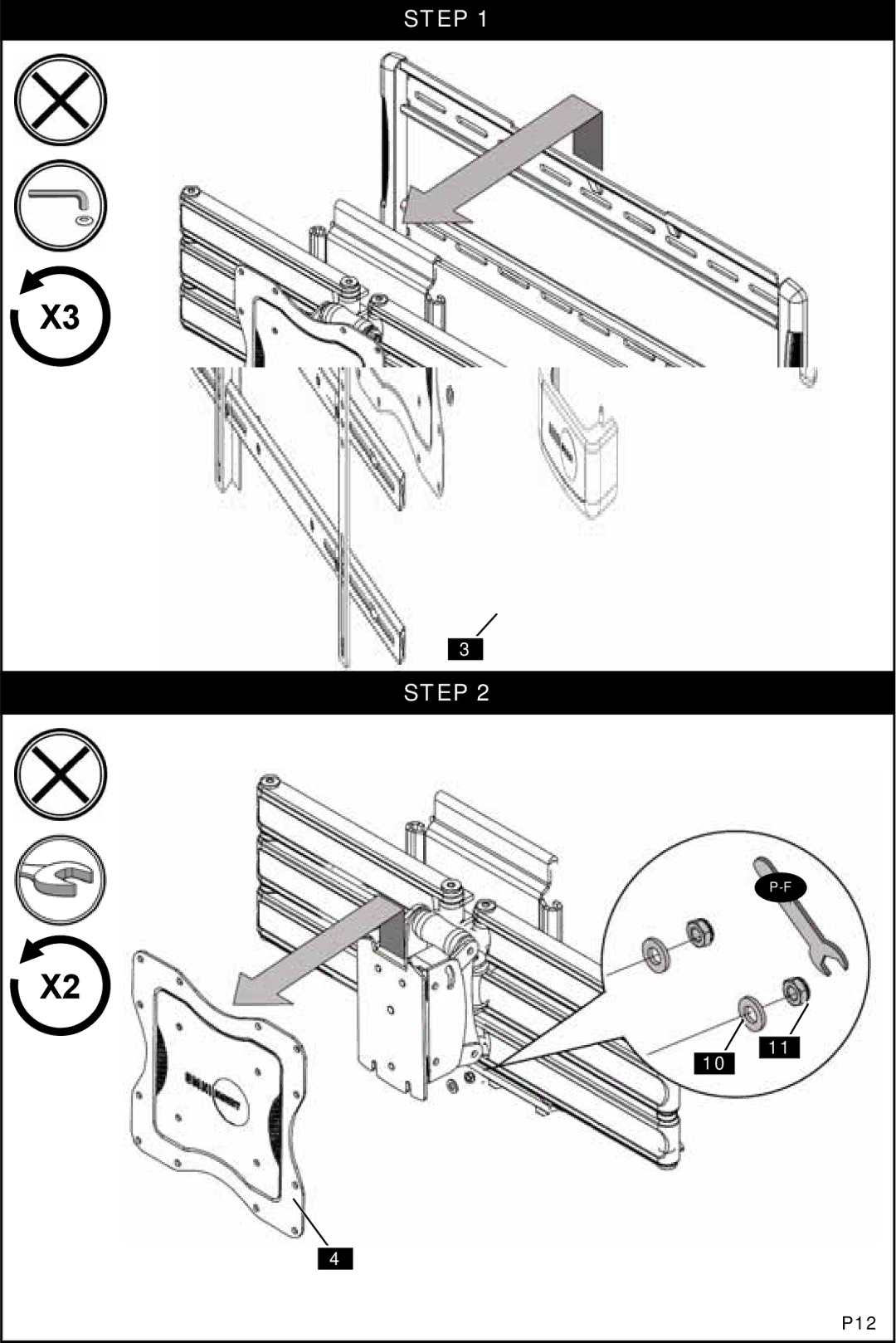 Omnimount NC200C, 1004114 manual Step 