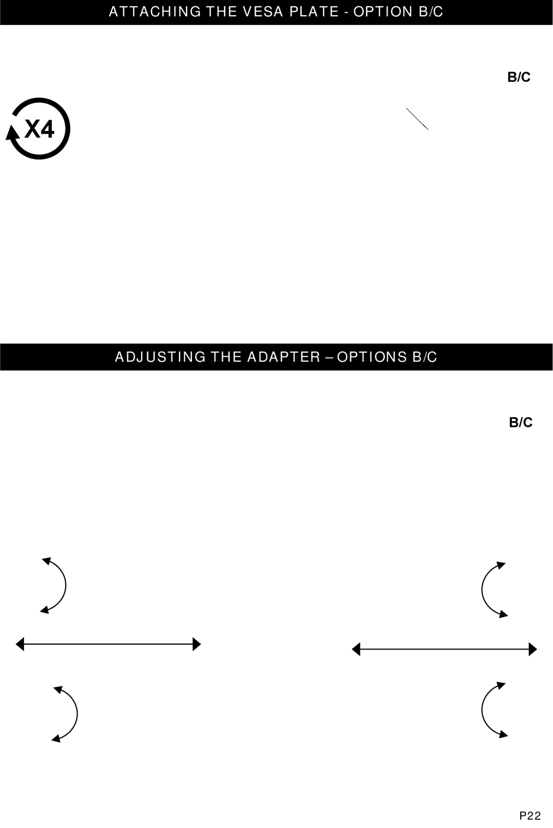 Omnimount NC200C, 1004114 manual P22 