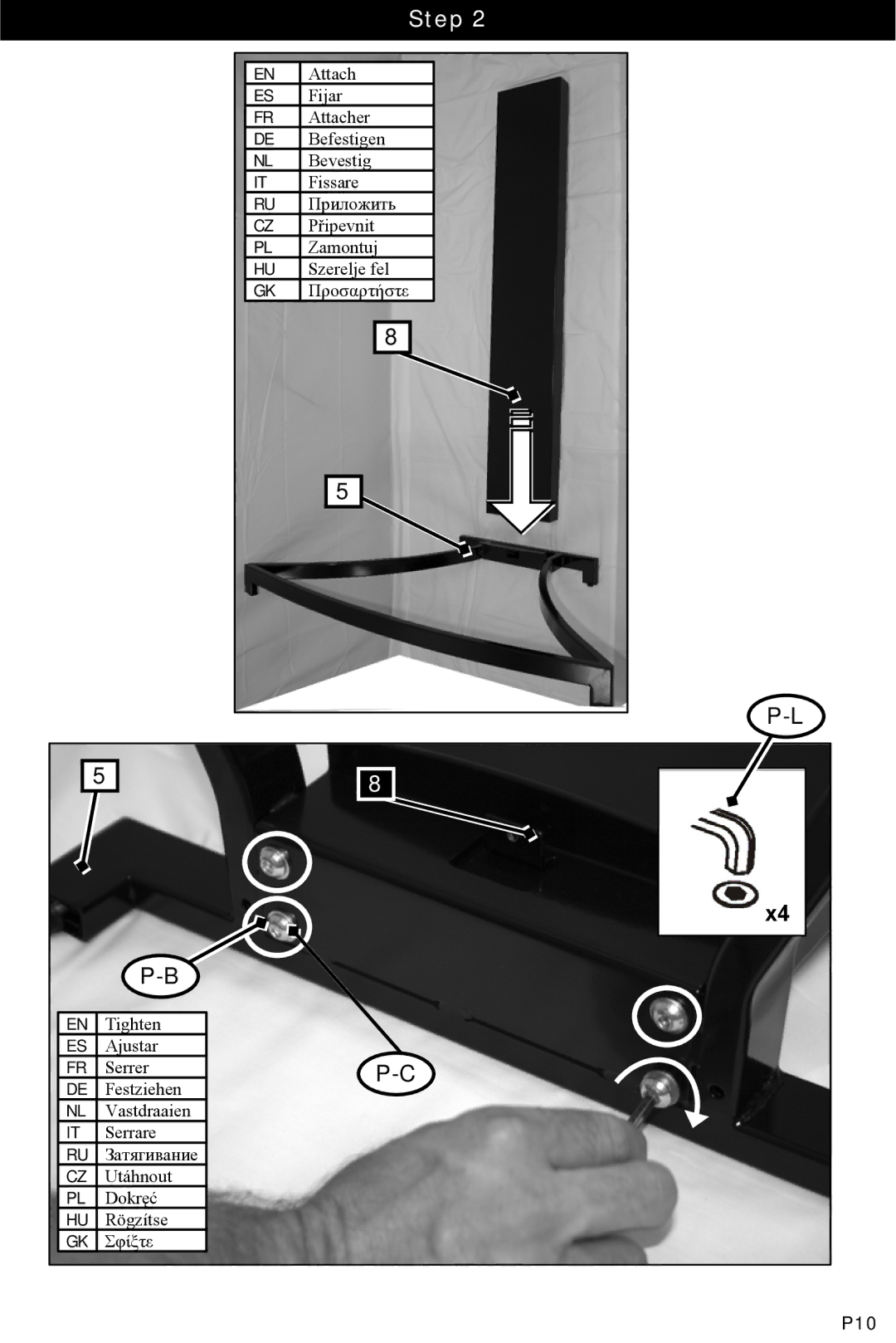 Omnimount OM10015 instruction manual P10 