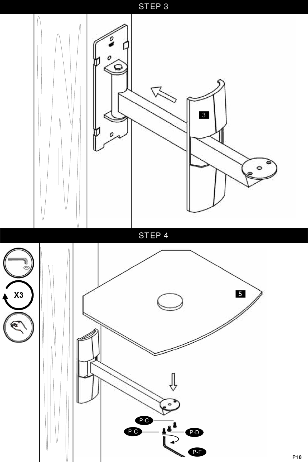 Omnimount OM10103, ECS instruction manual Cp-D 