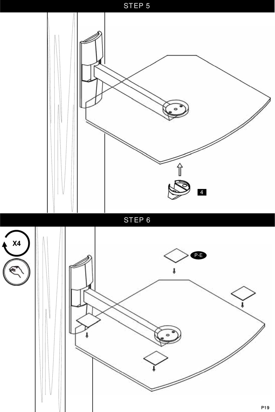 Omnimount ECS, OM10103 instruction manual P19 