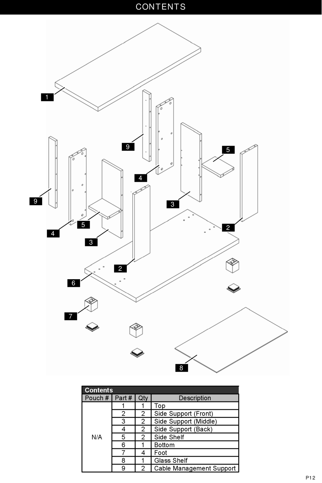 Omnimount OM1100008, ECHO38T instruction manual Contents 