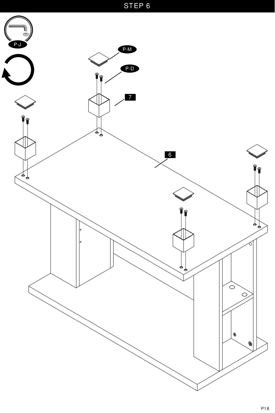 Omnimount OM1100008, ECHO38T instruction manual P18 