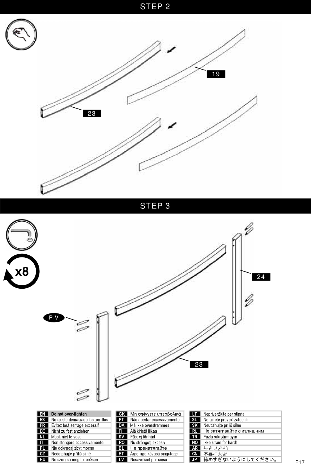 Omnimount ELEMENTS403 FP, OM1100131 manual P17 