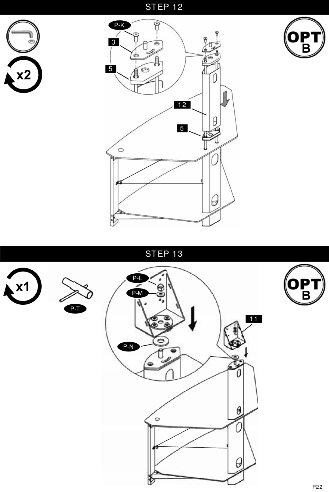 Omnimount OM1100131, ELEMENTS403 FP manual P22 