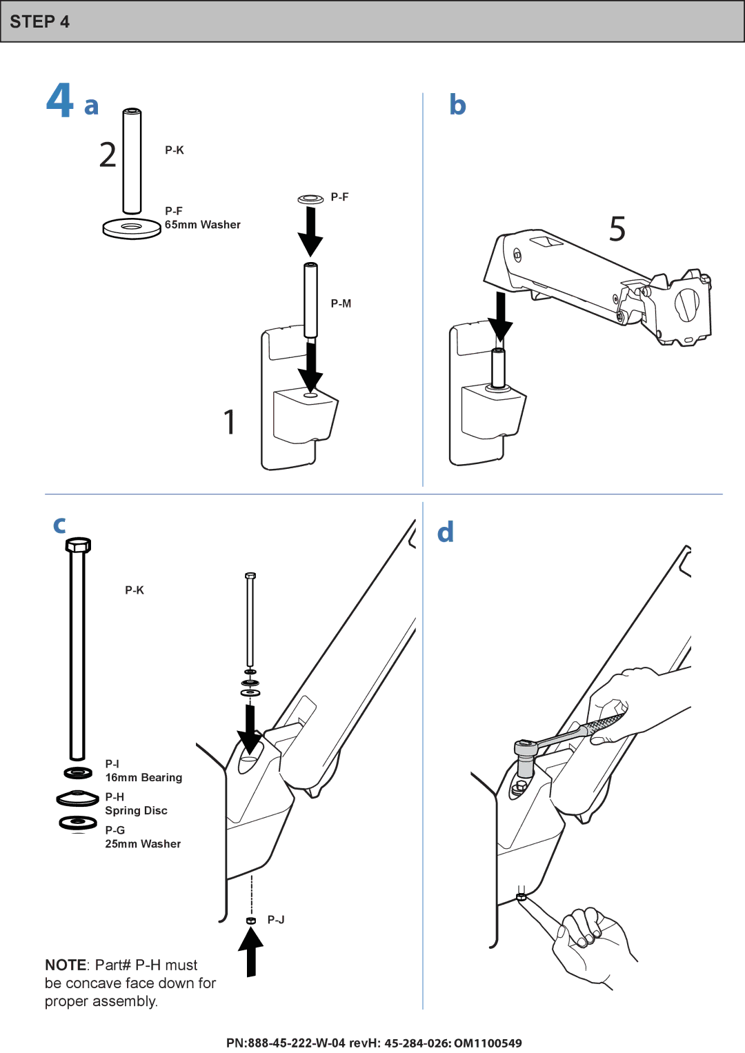 Omnimount PLAY40 manual Step 