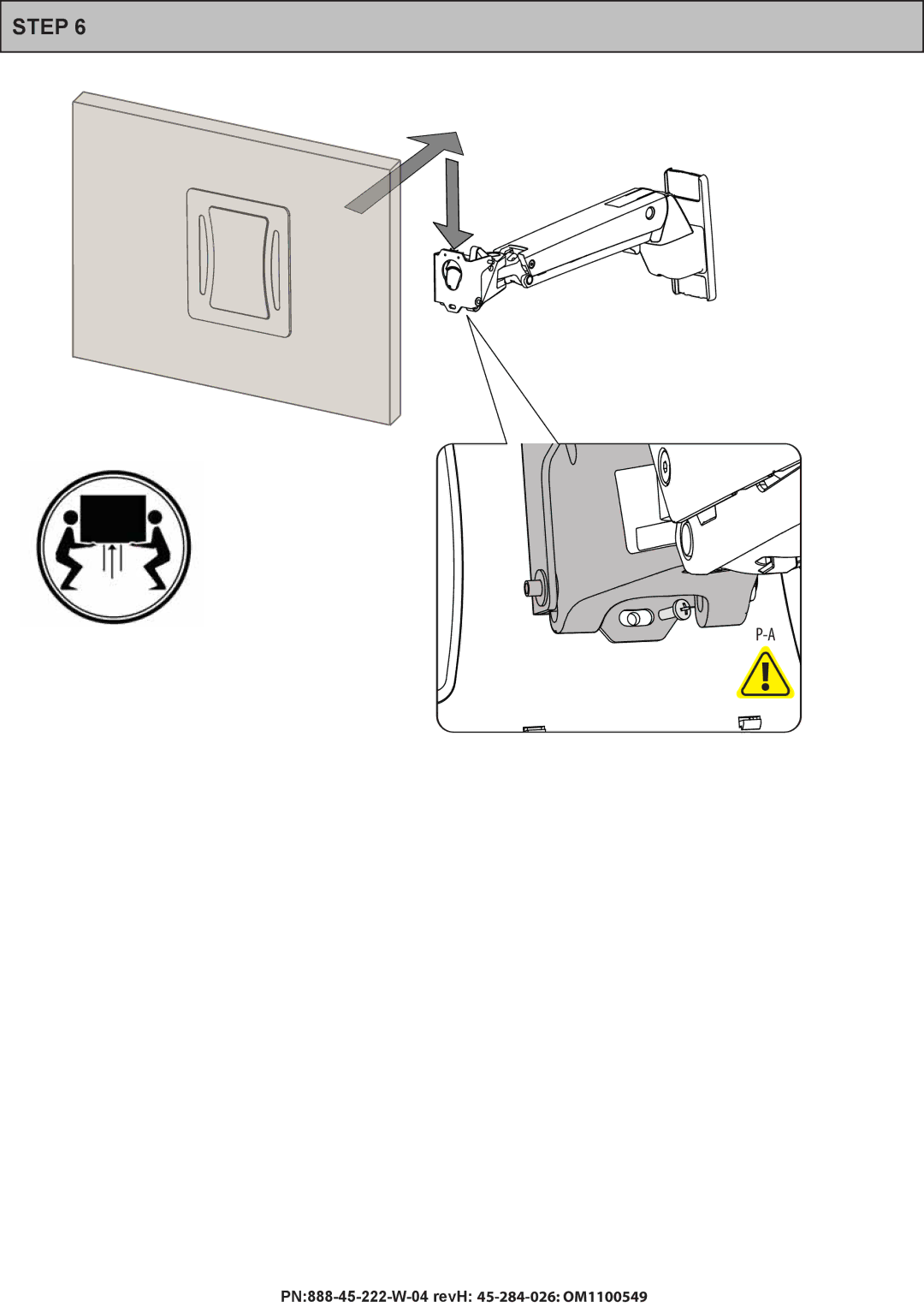 Omnimount PLAY40 manual Step 