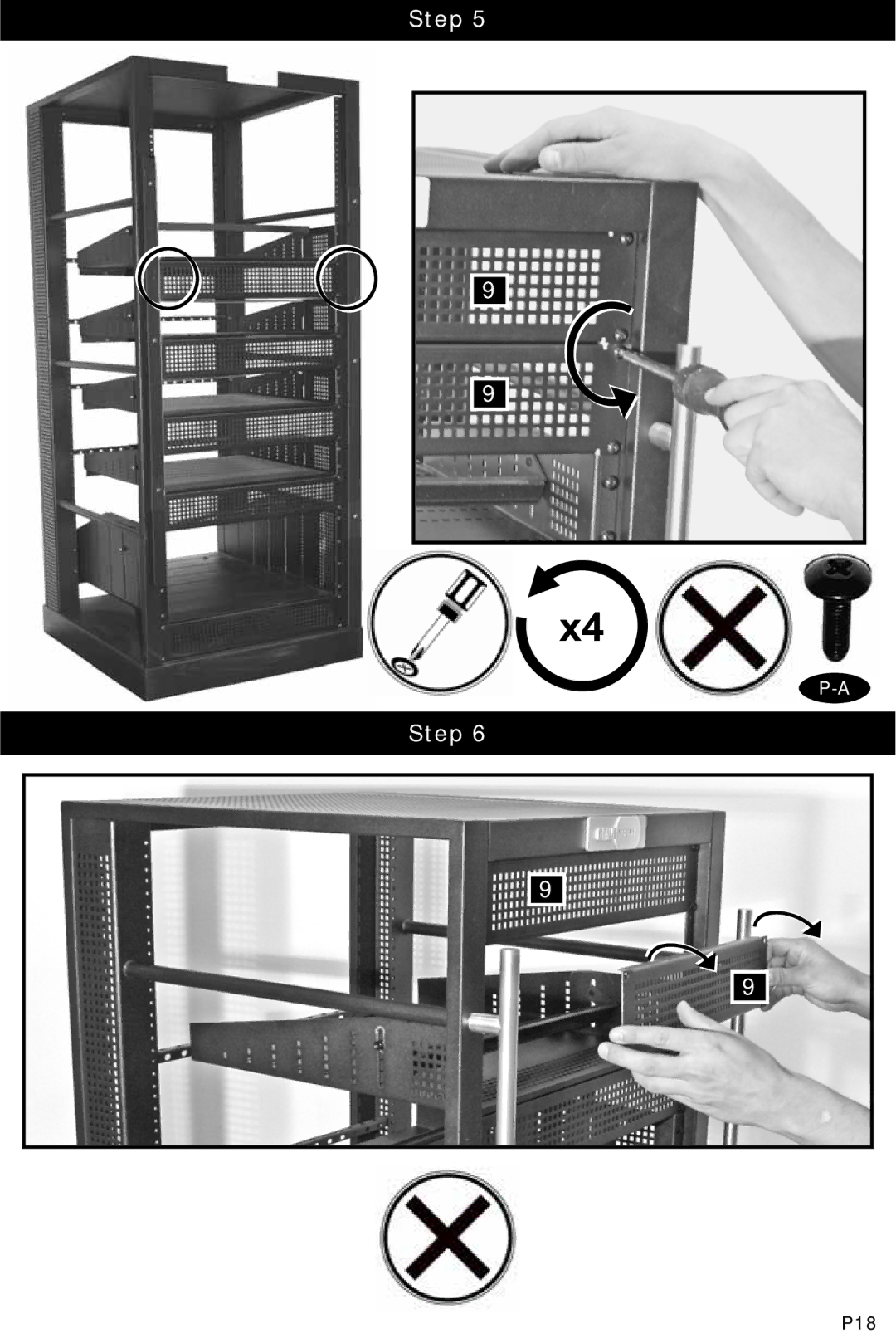 Omnimount RSF instruction manual P18 