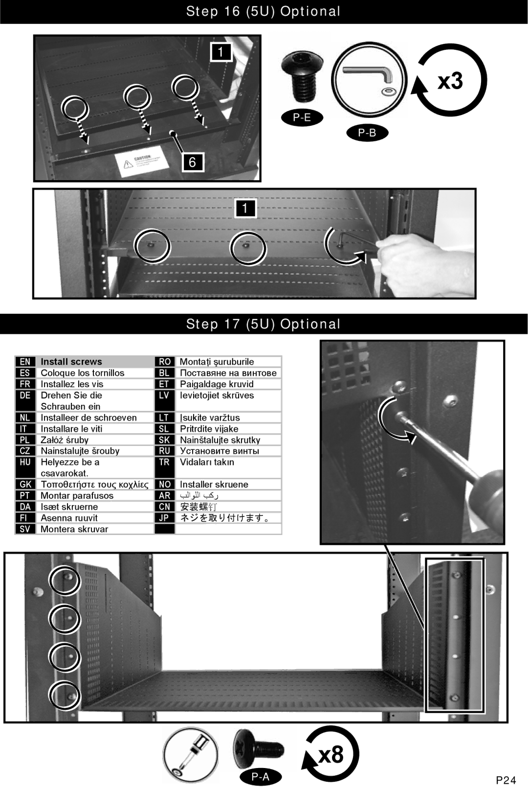 Omnimount RSF instruction manual P24 