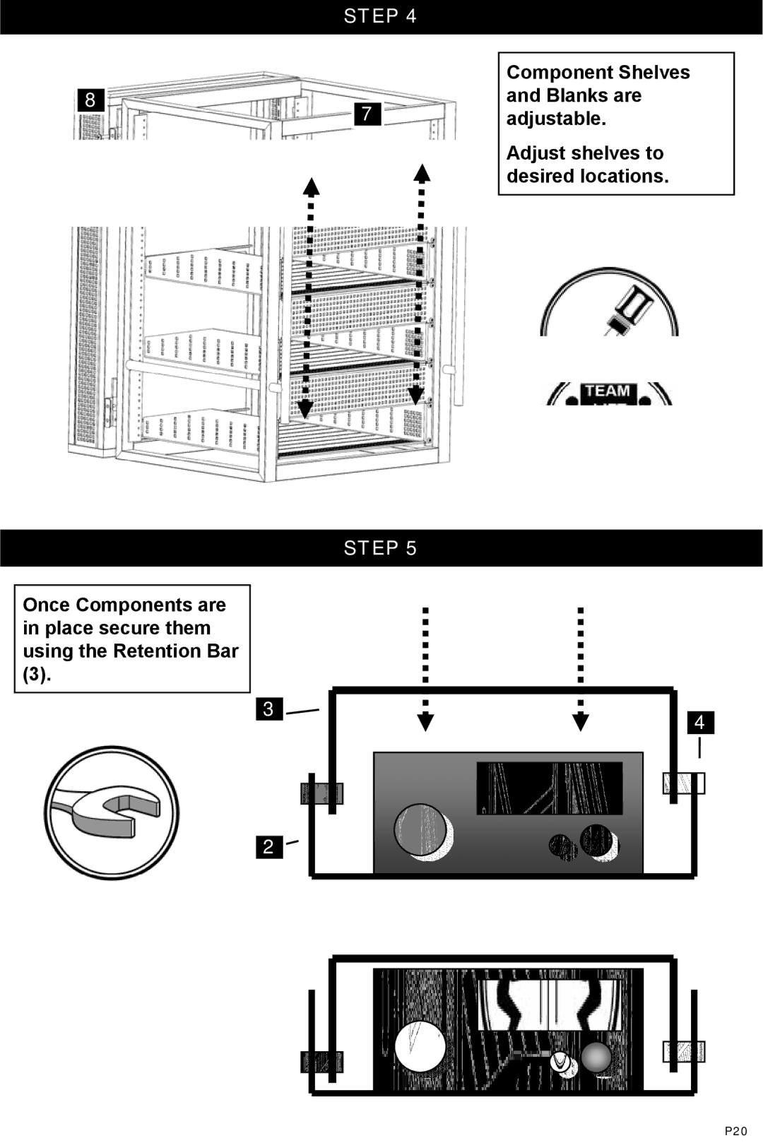 Omnimount RSW, 10135 instruction manual P20 