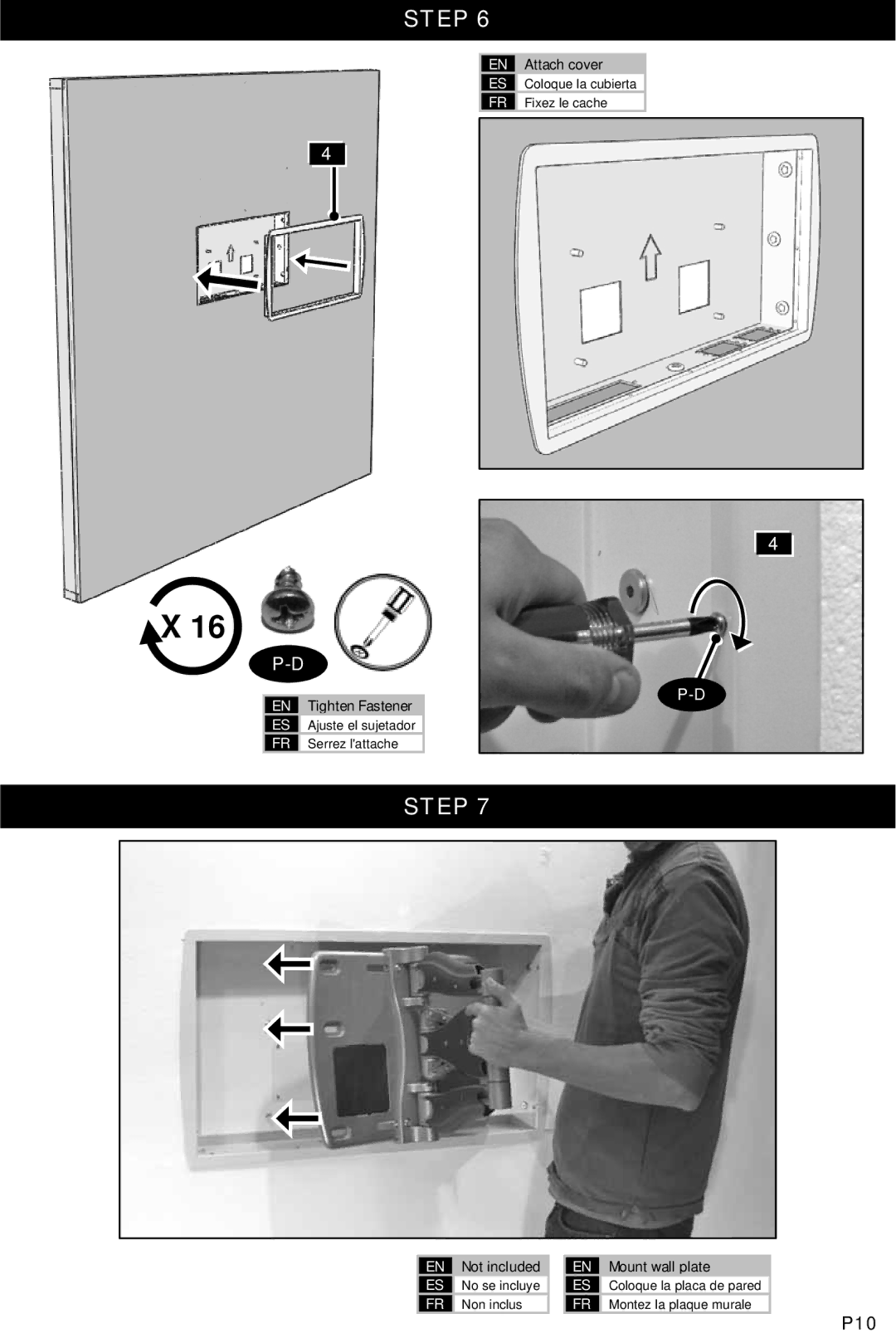 Omnimount SB2R, 10081 instruction manual P10 