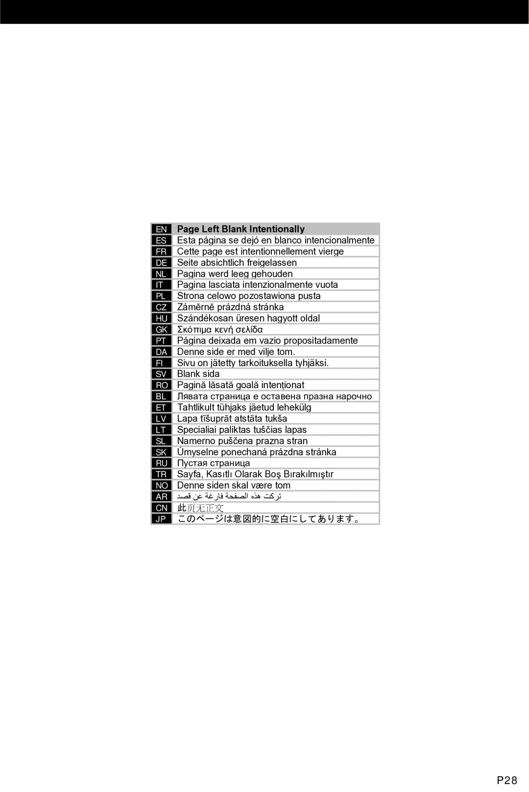 Omnimount Tria 1, OM10327 manual このページは意図的に空白にしてあります。 