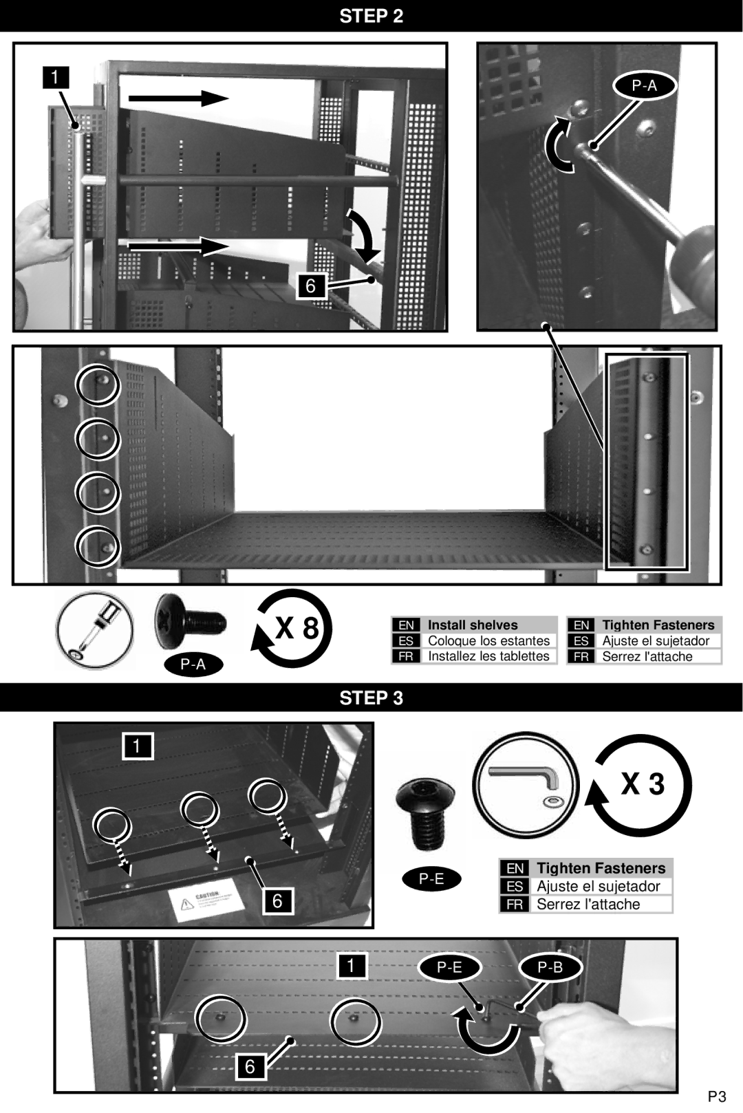 Omnimount RSVS5U, UL10138 manual P-B 