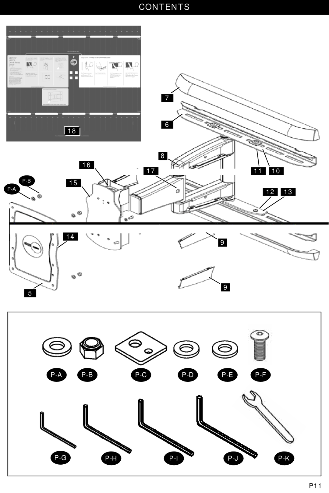 Omnimount OM1004282, ULPC-L manual P11 