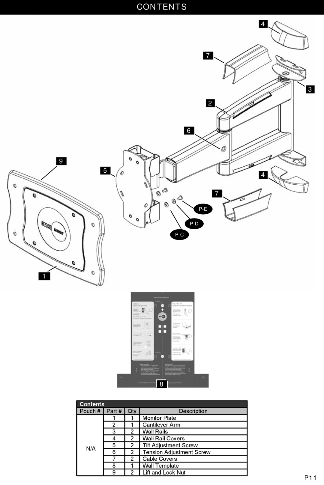 Omnimount 1004409, ULPC-S manual P11 