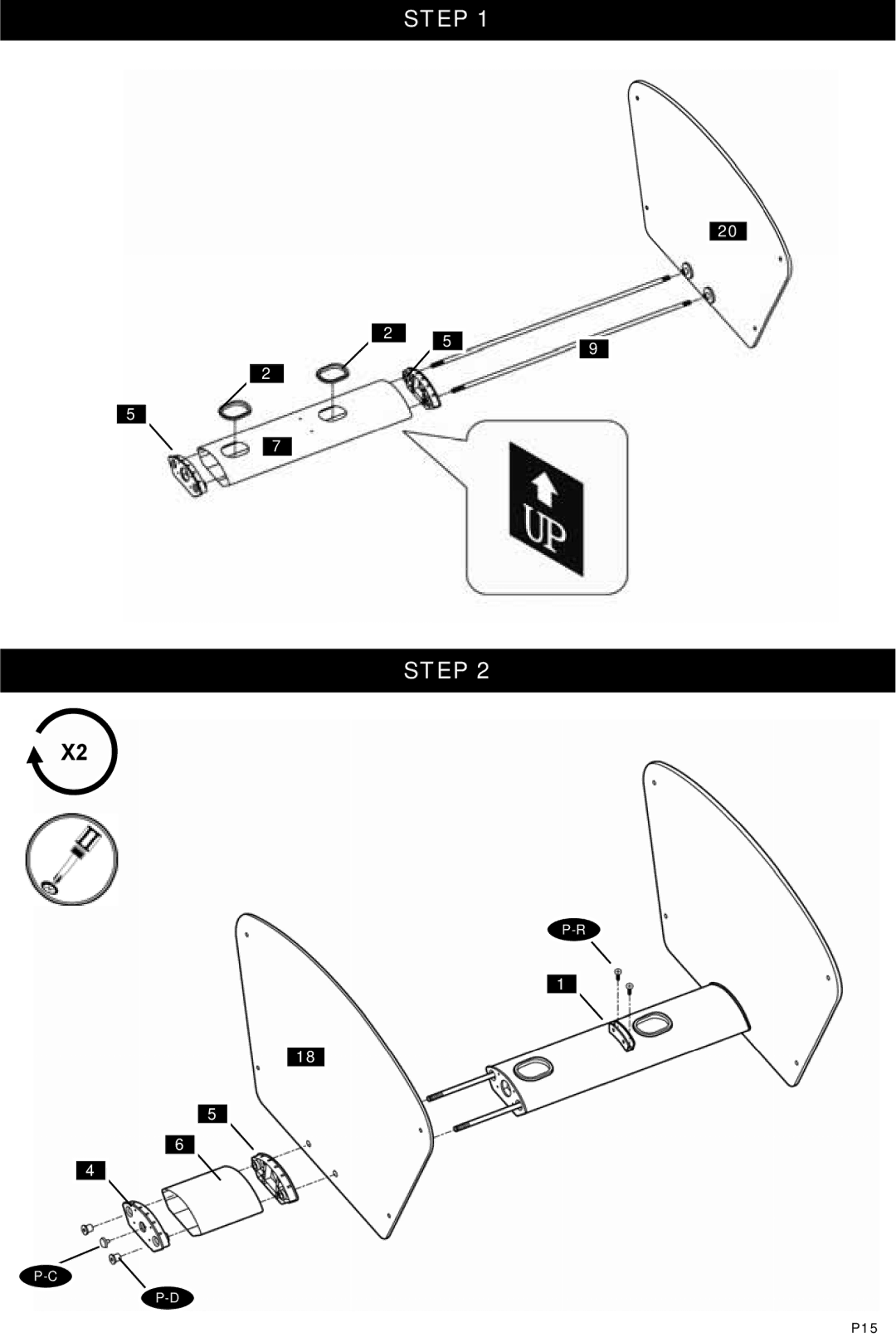 Omnimount Verona 37FP instruction manual Step 