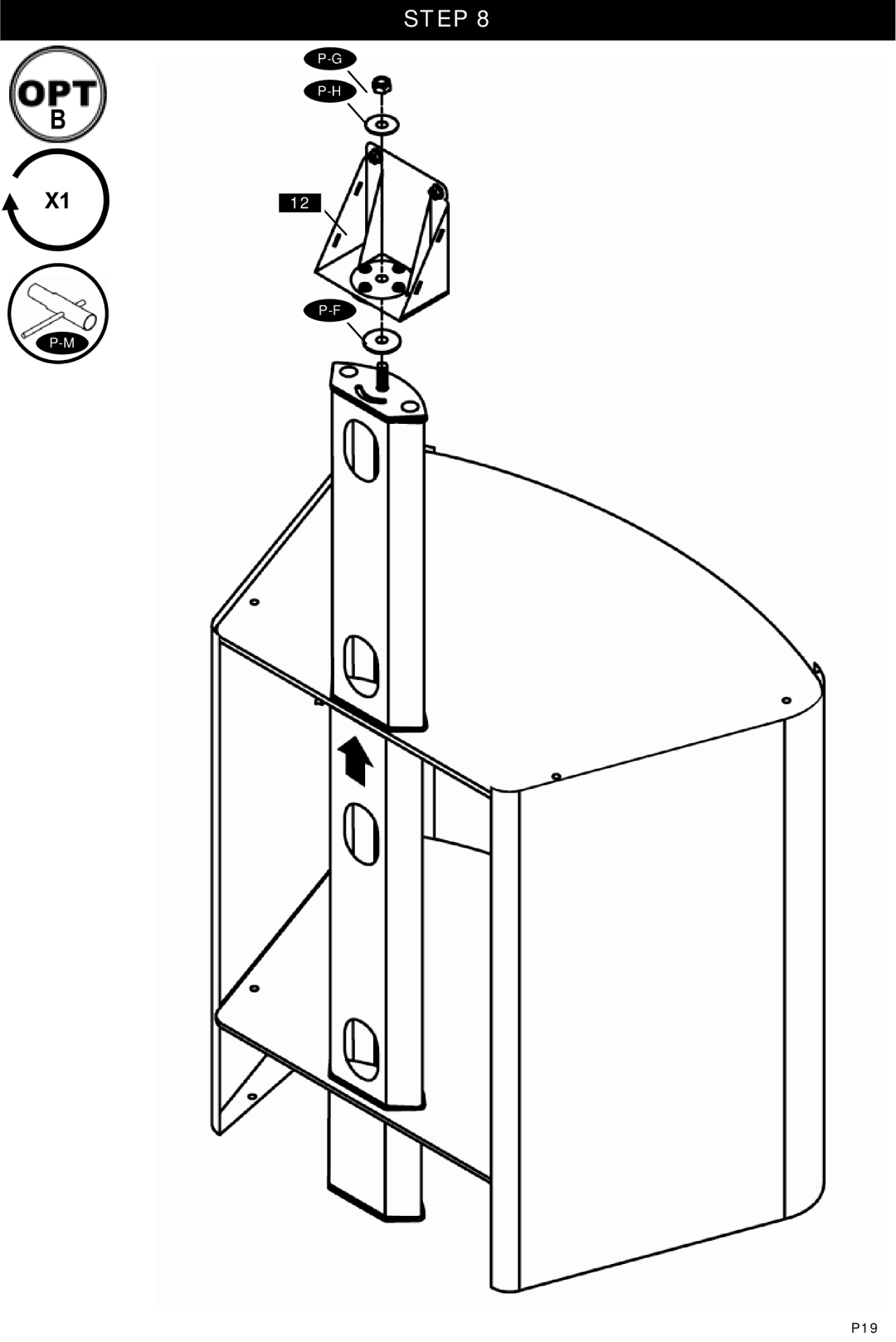 Omnimount Verona 37FP instruction manual P19 