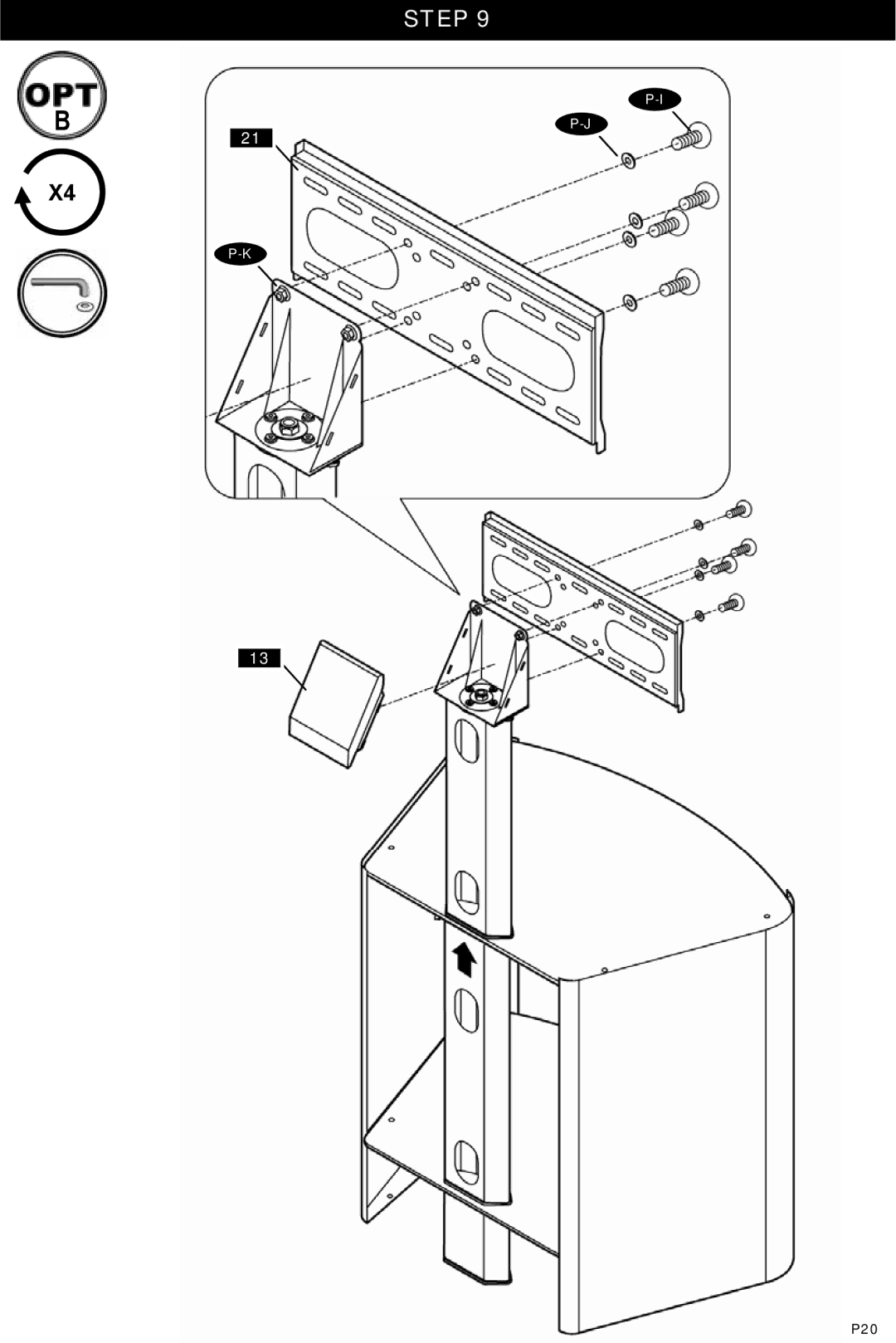 Omnimount Verona 37FP instruction manual P20 