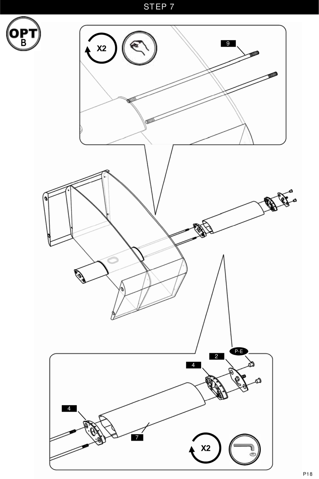 Omnimount Verona 55FP manual BX2 