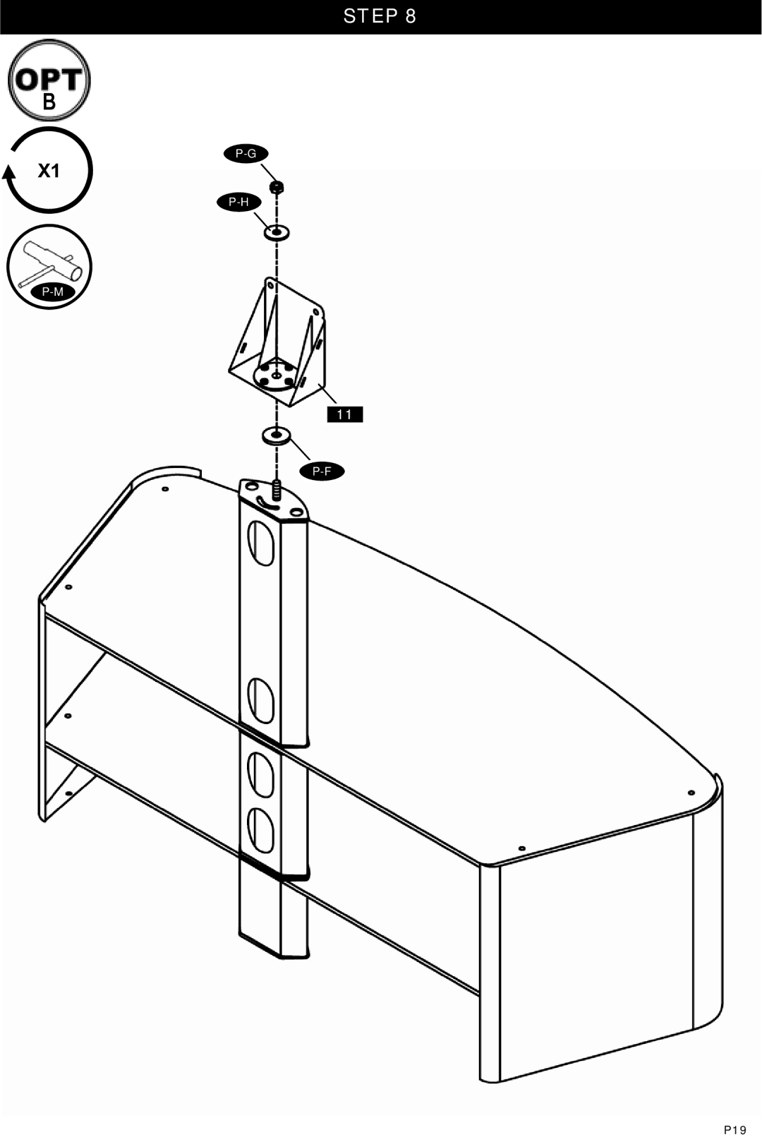 Omnimount Verona 55FP manual P19 