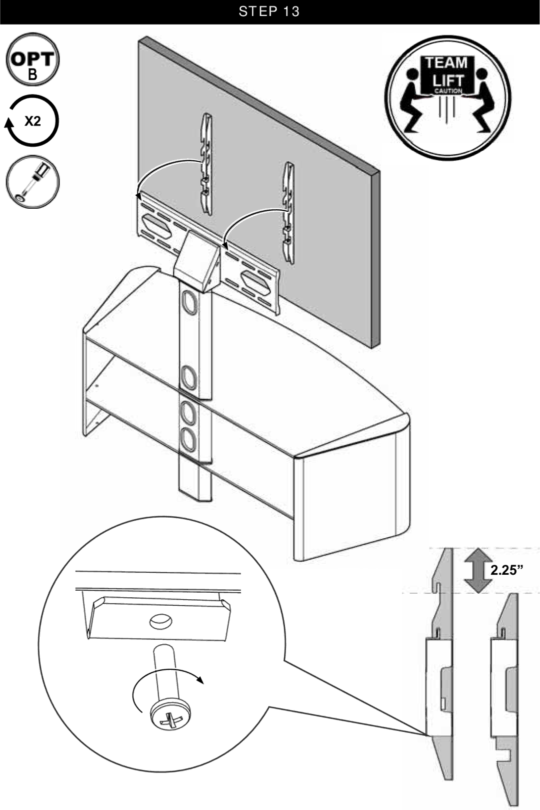 Omnimount Verona 55FP manual P24 