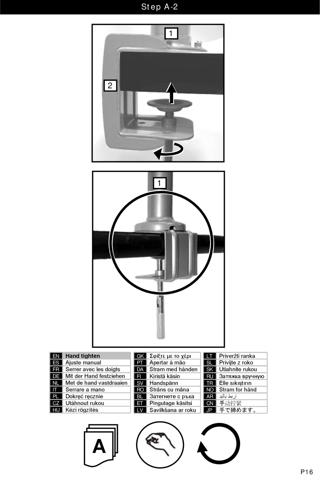 Omnimount WS-1 instruction manual Step A-2 