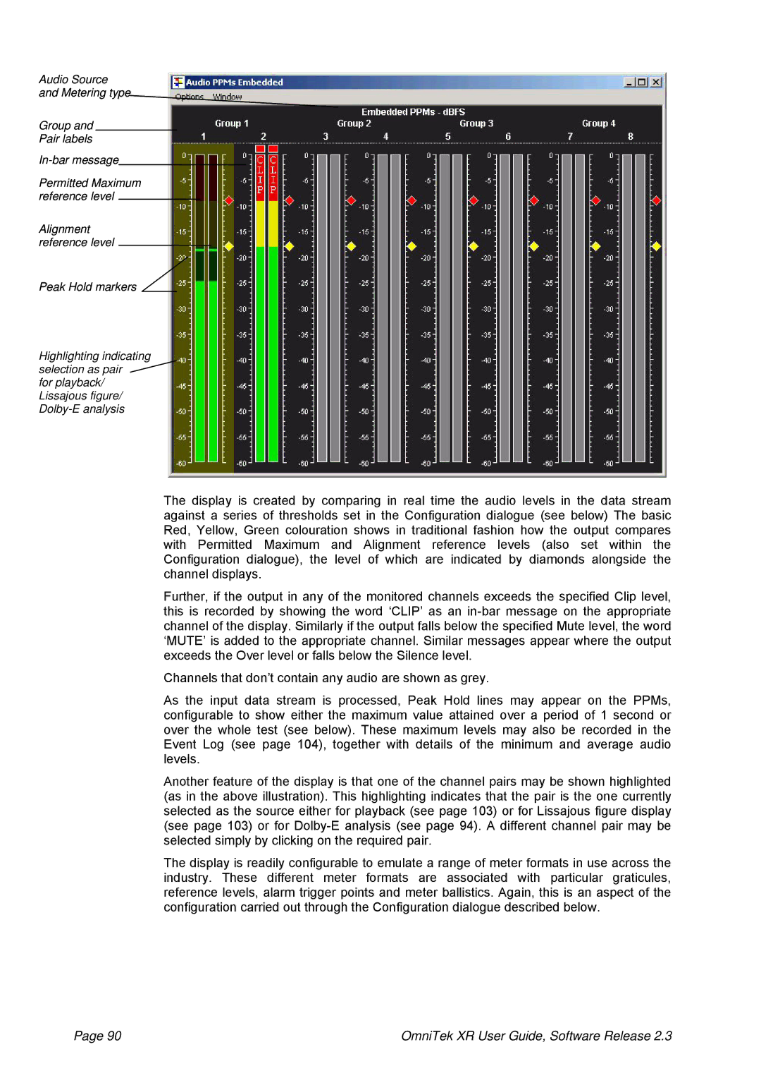 OmniTek 2.3 manual OmniTek XR User Guide, Software Release 