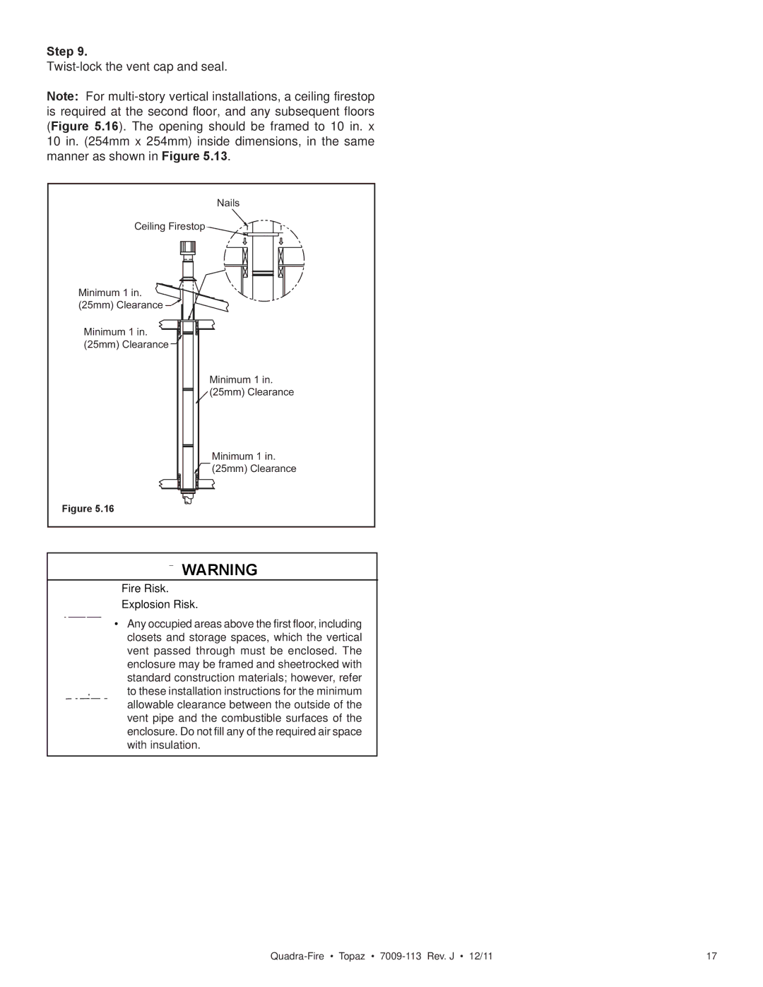 OmniTek 839-1340, 839-1290, 839-1320 owner manual Twist-lock the vent cap and seal 