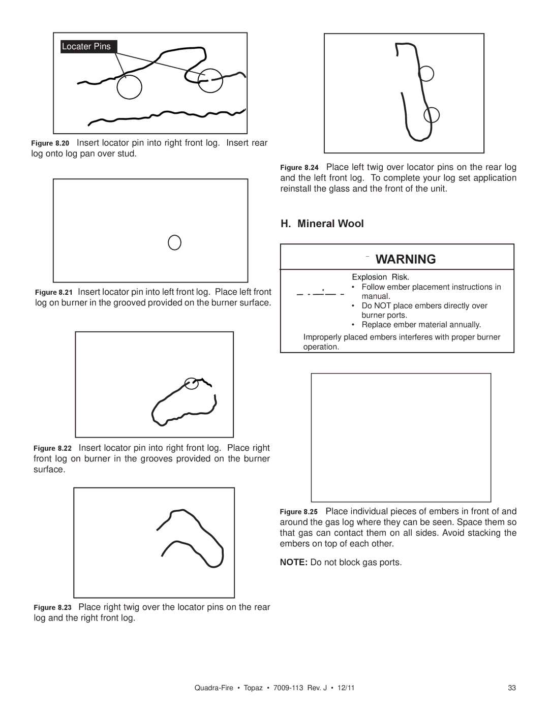 OmniTek 839-1290, 839-1320, 839-1340 owner manual Mineral Wool 