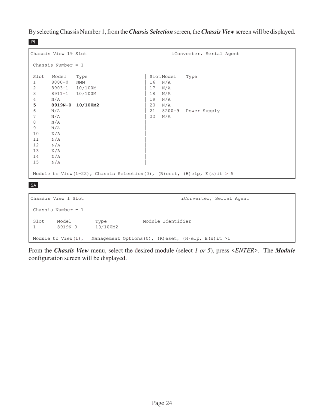 Omnitron Systems Technology user manual 8919N-0 10/100M2 