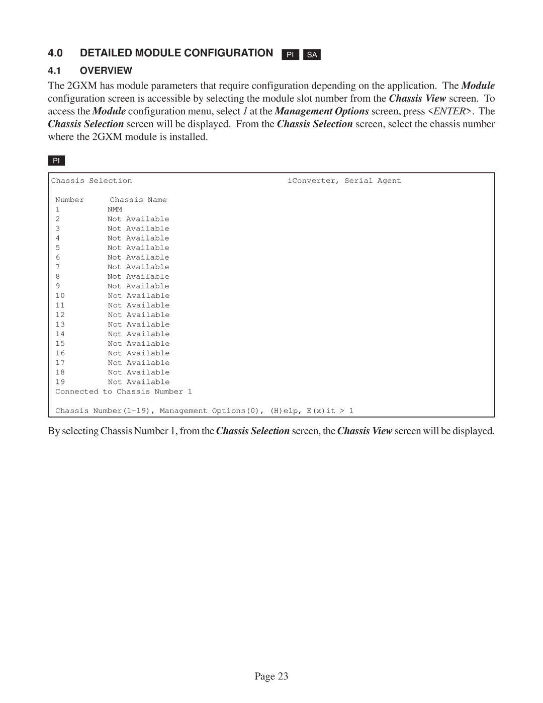 Omnitron Systems Technology 2GXM user manual Detailed Module Configuration, Nmm 