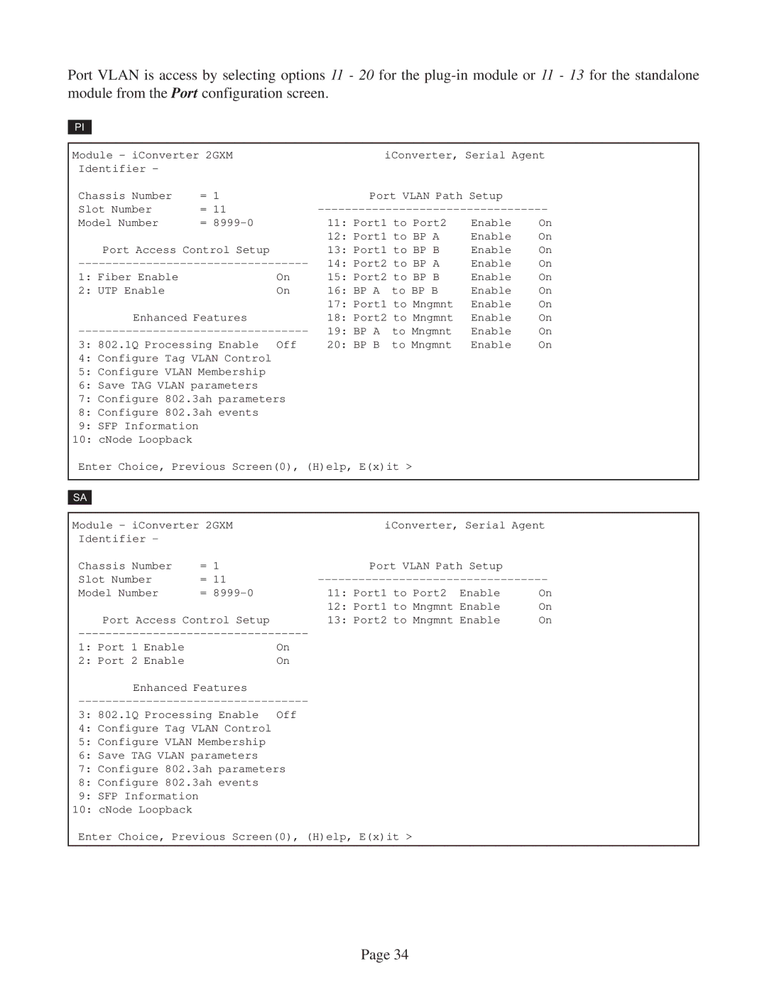 Omnitron Systems Technology 2GXM user manual 