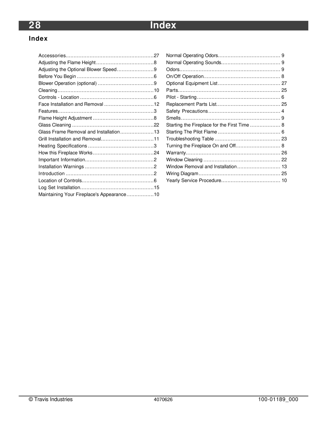 Omnitron Systems Technology 564 SS owner manual Index 