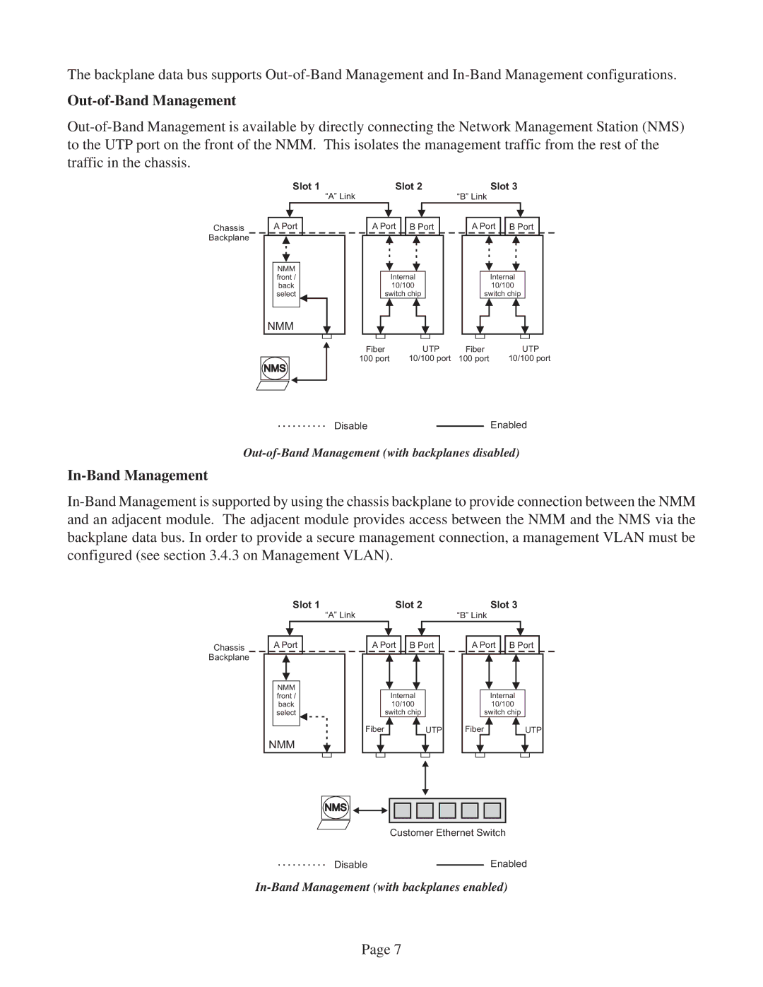 Omnitron Systems Technology 8000-0 user manual Out-of-Band Management 