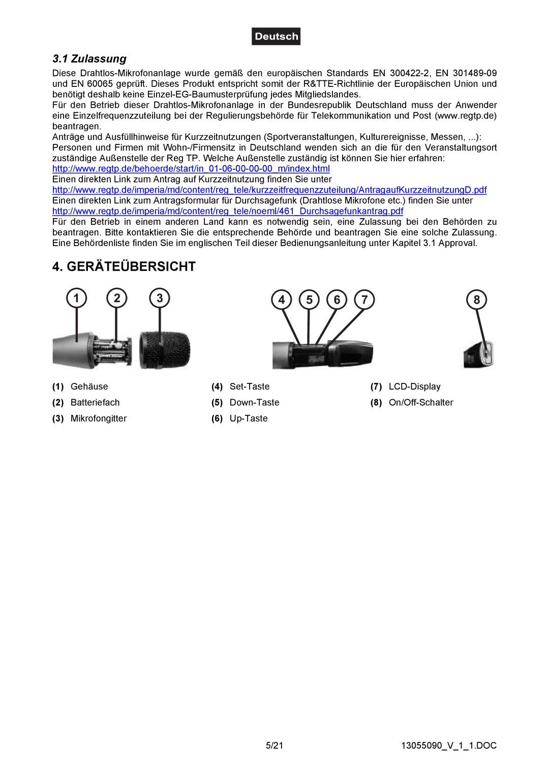 Omnitron Systems Technology HM-1000 user manual Geräteübersicht, Zulassung 