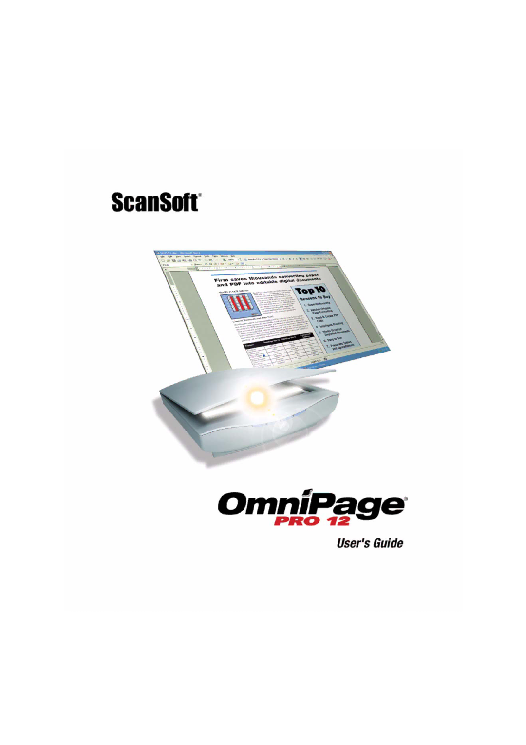 OmniWare Pro 12 ScanSoft manual 