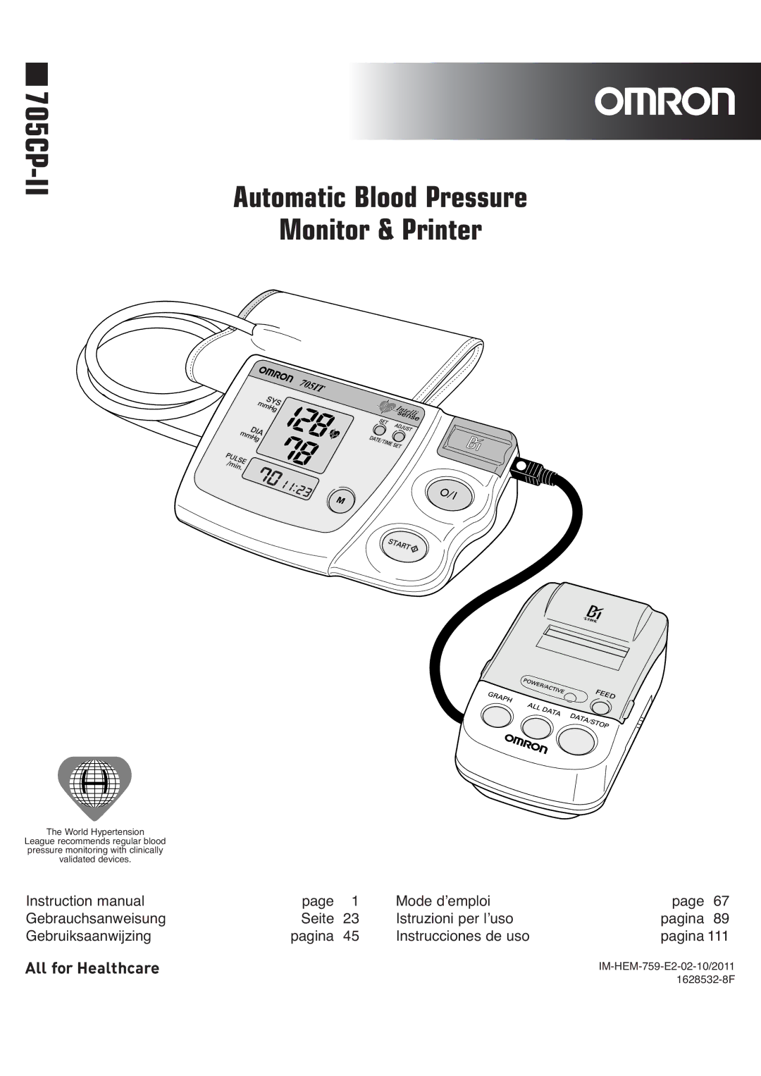 Omron 705CP-II instruction manual 