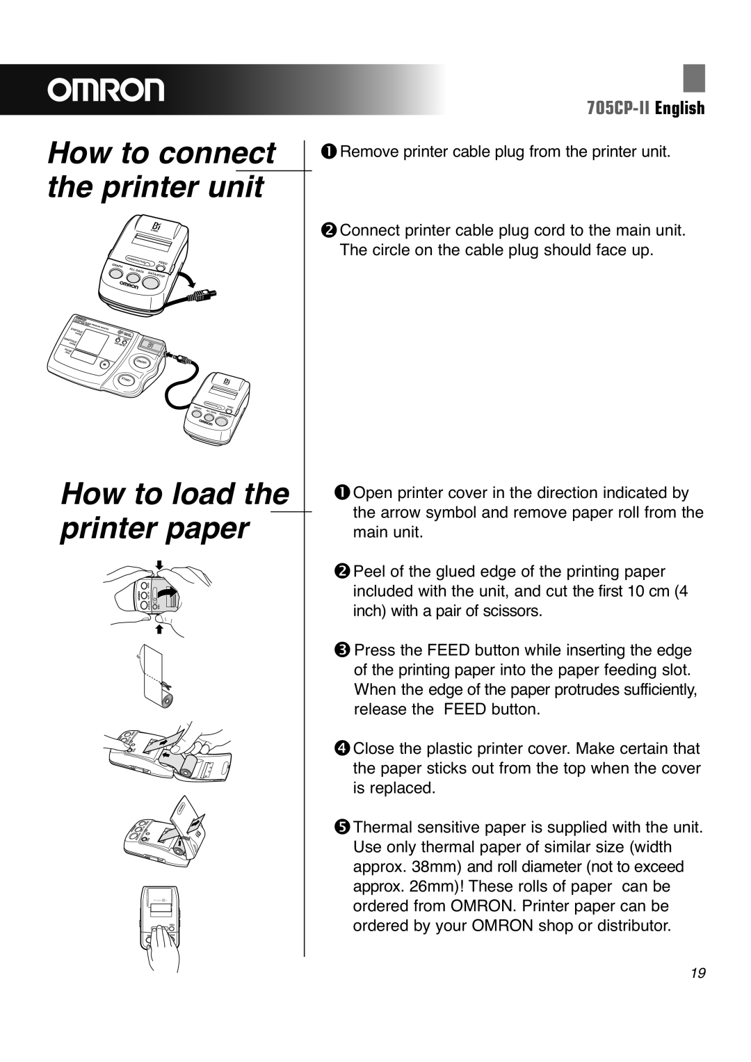 Omron instruction manual 705CP-II English 