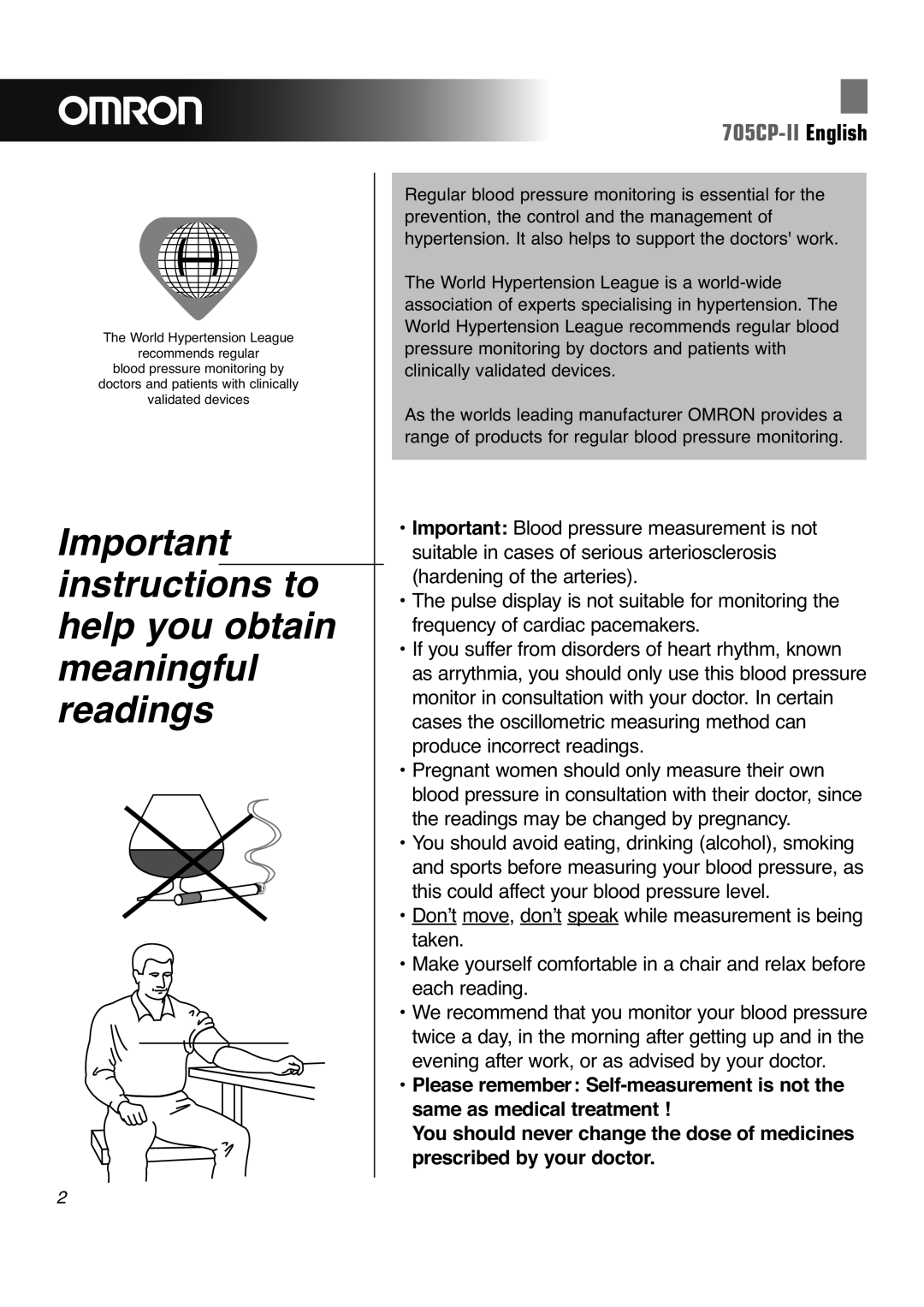 Omron instruction manual 705CP-II English 