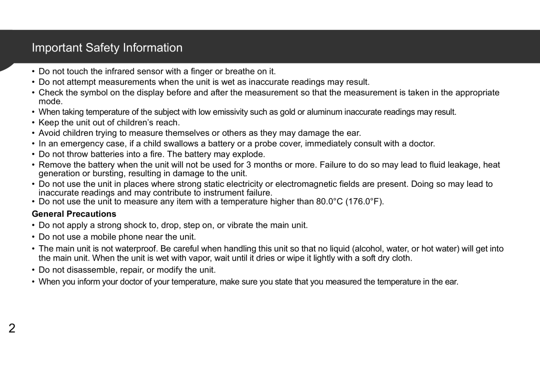 Omron 9063366-4A instruction manual Important Safety Information, General Precautions 