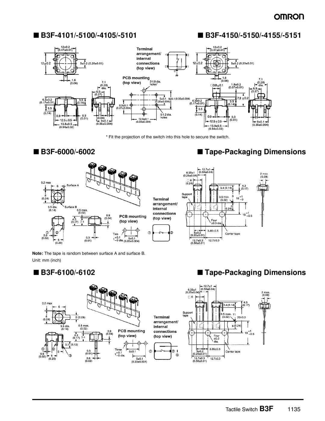 Omron manual B3F-6000/-6002 