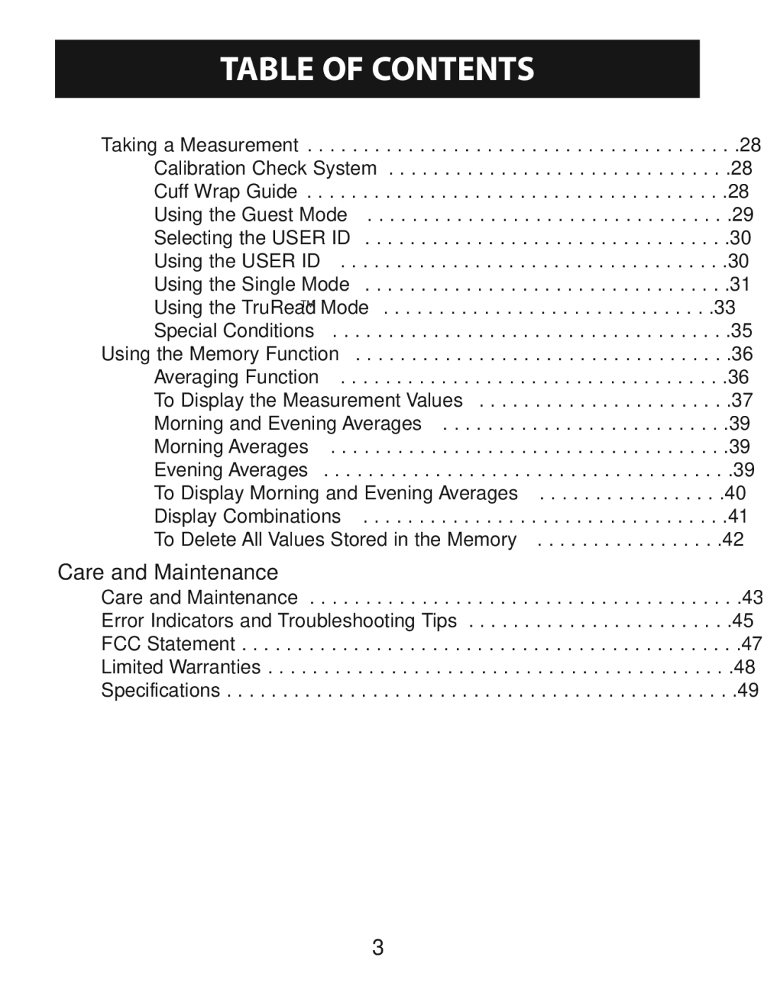 Omron BP785 instruction manual Care and Maintenance 