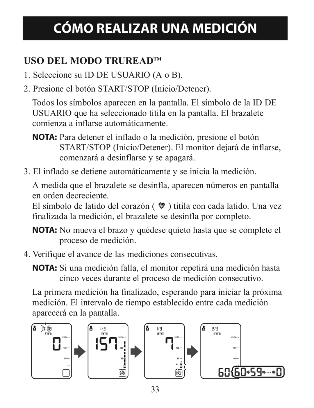 Omron BP785 manual USO DEL Modo Trureadtm 